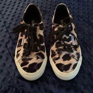 Superga velvety leopard sneakers size 36 / US 6
